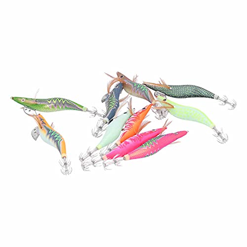 jshanmei Lichtgevende, Lichtgevende Meerdere Inktvis Jig Flexibel met Scherpere Haak Tip voor Zoutwater Octopus Inktvis voor Zoutwater Vissen - Image 8
