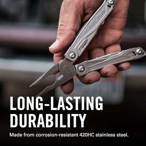 LEATHERMAN, Wingman Multitool with Spring-Action Pliers and Scissors, Stainless Steel