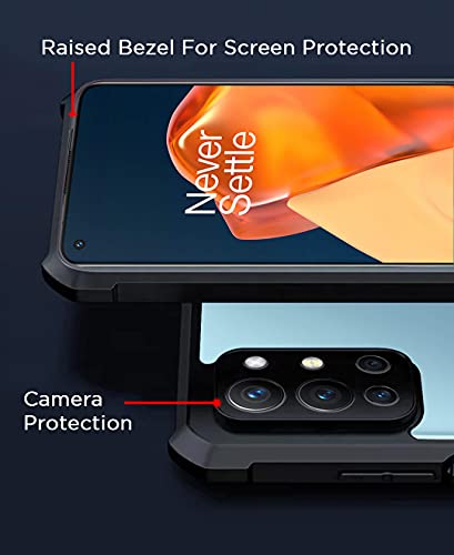 Image of Pikkme Back Cover for Oneplus 9R (TPU Black)