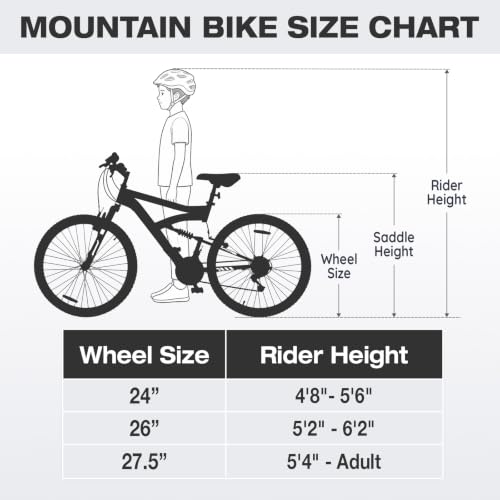 Yventix 18-Speed Full Suspension Mountain Bike
