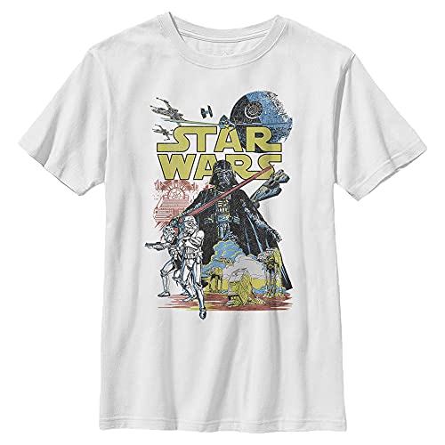 T-shirt Star Wars Rebel Classic garçon vêtement enfant coton premium uni col rond