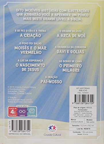 Histórias bíblicas - Embalagem econômica (Sem solapa)