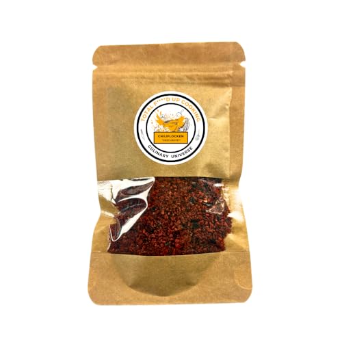 Copos de chile triturados – copos de chile picantes | 100% natural, sin aditivos | Perfecto para pizza, pasta, marinadas a la parrilla y platos asiáticos | Aroma intenso y versátil
