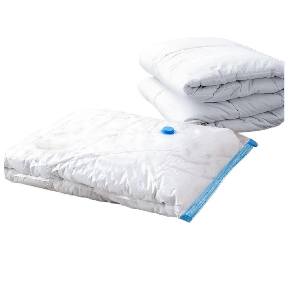 Vakuumierbeutel 8/4 STK Platzsparende Beutel for Organizer Vakuum Decke Versiegelt for Kleidung Kissen Bettwäsche Lagerung Reisetaschen(8pcs with hand pump,80x110cm)