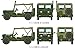 Tamiya 300035334-1:35 US M151A1 Transport Vehicle Vietnam, Green