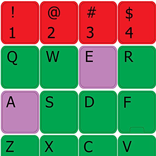 Learning English Us Colored Pc Keyboard Decals #TOP10