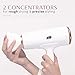 T3 - CURA Hair Dryer | Digital Ionic Professional Blow Dryer | Fast Drying, Volumizing Wide Air Flow | Frizz Smoothing | Multiple Speed and Heat Settings | Cool Shot