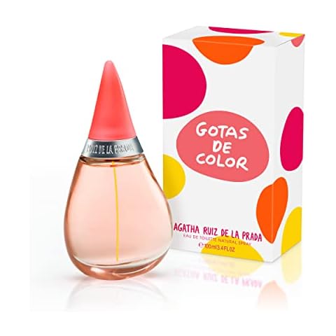 Agatha Ruiz de la Prada Perfume - Gotas de Color, Eau de Toilette for Women - Long Lasting - Playful, Modern and Young Fragance - Fruity and Floral Notes - Ideal for Day Wear - 100 ml Cover