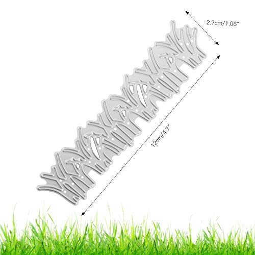 OOTSR Grass Die Cut, Die Cuts for Card Making, Metal Cutting Die, Embossing Stencil Template for DIY Paper Art Craft, Scrapbooking, Photo Album Decor