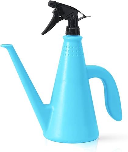 Regadera para plantas con pulverizador, regadera 2 en 1 para interiores y exteriores con botella Mister para plantas, regaderas de interior para