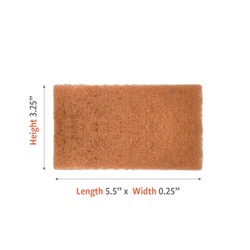 Image of Full Circle Walnut Shell Scour Pads - Pack of 8 - Powerful, Non-Scratch Dish Scrubber Made with Plant-Based & Recycled Materials, Safe for Nonstick