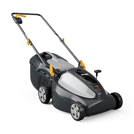 Alpina Tondeuse à Batterie AL1 3820 Li Kit, 38 cm de Coupe, Batterie de 20 V (2 x 4 Ah), 550 W, Jusqu'à 350 m², Batterie et Chargeur Inclus