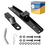 MIXOPOLY Golf Cart Trailer Hitch for EZGO TXT/Medalist Gas and Electric 1994-up, Heavy Duty Rear Bumper Trailer with Receiver, No Drilling Required