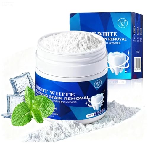 50g Polvo Blanqueador De Dientes, Blanqueador Dental, Blanqueamiento DentalPolvo, Blanqueamiento Dentals Eliminación Manchas, Eficaz Para Fortalecer Dientes, Blanqueamientos Dental (Azul)