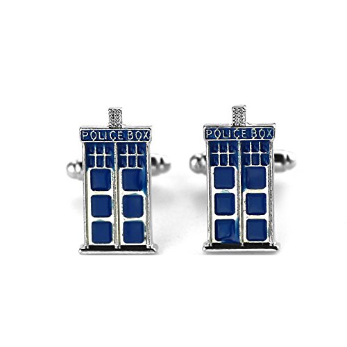 Patch Nation DR WHO Police Box Tardis Cosplay Manschettenknöpfe