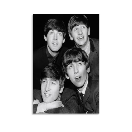 EVMILA Poster décoratif sur toile The Beatles Rock Band – Impression d’art moderne pour chambre à coucher – 60 x 90 cm - Les Beatles, Paul McCartney, John Lennon, RIngo Starr, George Harrison EVMILA Poster décoratif sur toile The Beatles Rock Band - Impression d'art moderne pour chambre à coucher - 60 x 90 cm