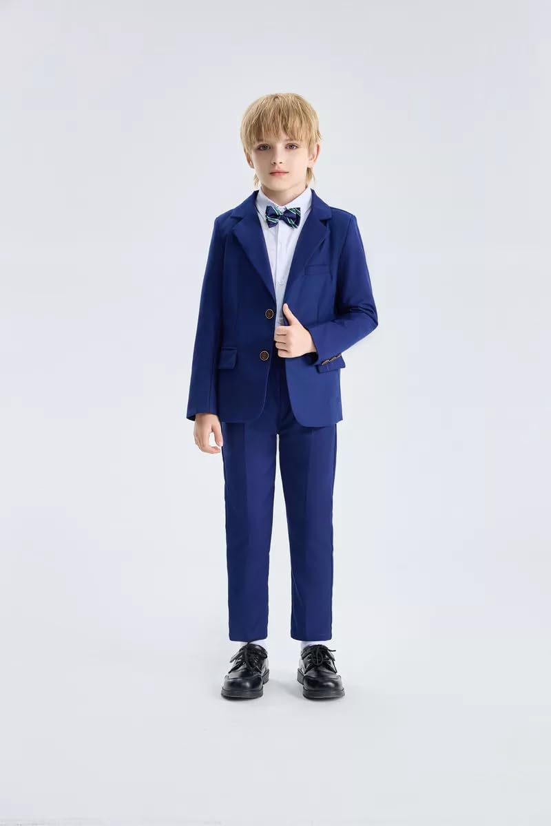 LOLANTA Anzug für Jungen, Smokingjacke, formelles Hochzeits-Outfit, Geburtstag, Abschlussball, Abendessen, Blazer, 2-teilig