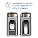 Baby Brezza New and Improved Formula Pro Advanced Formula Dispenser Machine - Automatically Mix a Warm Formula Bottle Instantly - Easily Make Bottle with Automatic Powder Blending, Silver Grey