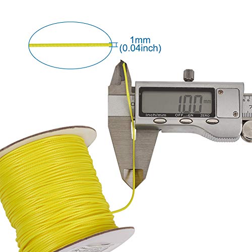 Cheriswelry - Filo di poliestere, 1 mm, con