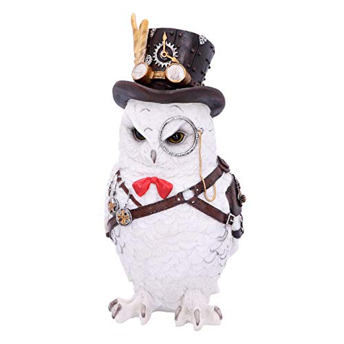 Nemesis Now Cogsmiths Owl 23.5cm, White, One Size