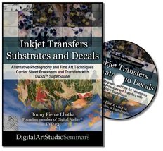 Inkjet Substrates and Decals: Alternative Photography and Fine Art Techniques, Carrier Sheet Processes and Transfers with DASS™ SuperSauce Inkjet Substrates and Decals: Alternative Photography and Fine Art Techniques, Carrier Sheet Processes and Transfers with DASS™ SuperSauce