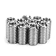 10 PCs Gewindeeinsatz, männliche weibliche Reduktionsmutter M8 männlich an M6 Weibliche Gewindeschraube Edelstahl Reparaturwerkzeug für Industriehardware