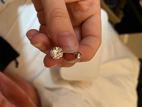 في سي مارت اقراط سرة البطن من الستيل الجراحي مقاس 14 غرام، اقراط لسرة البطن، مجوهرات ثقب 1.6 ملم، معدن، ستانلس ستيل