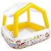 Intex 57470NP - Piscina hinchable infantil intex con toldo extraíble, Multicolor - 157x157x122 cm - 295 l