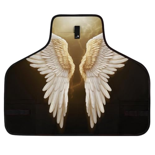 Delantal Angel Wing con Bolsillos Ajustable para Taller miniatura 1