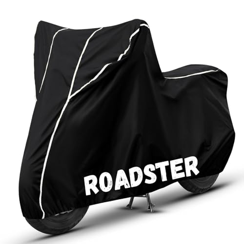 Image of Bike Cover for Roadster 100% Waterproof, Dustproof & Scratch Resistant| Fully Bottom Elastic UV Resistant Heavy Duty Body Cover | All Weather Outdoor Use