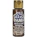 DecoArt Americana Gloss Enamel metallic Paint, 2-Ounce, Rich Espresso