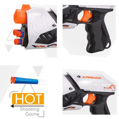 Image of MiniSteps Blaze Storm Soft Bullet Gun Toy Includes 10 Safe Foam Darts, Action Shooting Battle Toy for Boys, Super Gun (Multicolor)