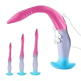Jixaxe Flüssiges Silikon Extra lang Tentakel Dildo Analdildo S/M/L Analplug Monster Dildos Buttplug G-Punkt Prostata Stimulation Vagina Masturbation SM Erotische Sex Spielzeug für Frauen Männer (S)