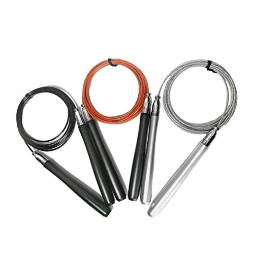 3PCS autobloqueo saltar la cuerda de saltar sin contador de velocidad de aleación de aluminio rápido nuevo entrenamiento físico perder peso mantenerse en forma