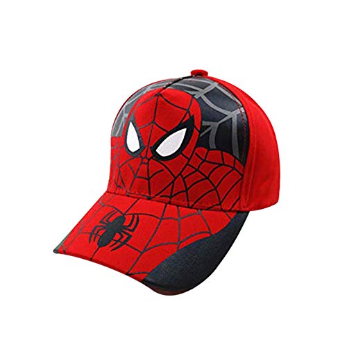 Kid's Youth Spider Man Hat Little Boys Toddler Baseball Hats Caps Adjustable Snapback Hip Hop Cap (Style A, Grey)