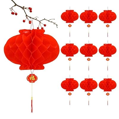 Faroles Chinos Rojos de Papel de 23 cm, Paquete de 10 Decoración de Linterna de Papel Aceitados Impermeables, Ideales para Festivales de Primavera, Bodas, Restaurantes y Entradas de Casas | Ya disponible en tu tienda friki favorita! En mundofriki.es! Faroles Chinos Rojos de Papel de 23 cm, Paquete de 10 Decoración de Linterna de Papel Aceitados Impermeables, Ideales para Festivales de Primavera, Bodas, Restaurantes y Entradas de Casas | Ya disponible en tu tienda friki favorita! En mundofriki.es!