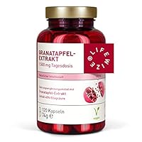 LifeWize® Granatapfel Extrakt Kapseln (40% Ellagsäure) 20:1 Extrakt = 30.000mg Hochdosiert pro Tagesdosis - 120 Vegane Kapseln ohne unerwünschte Zusätze