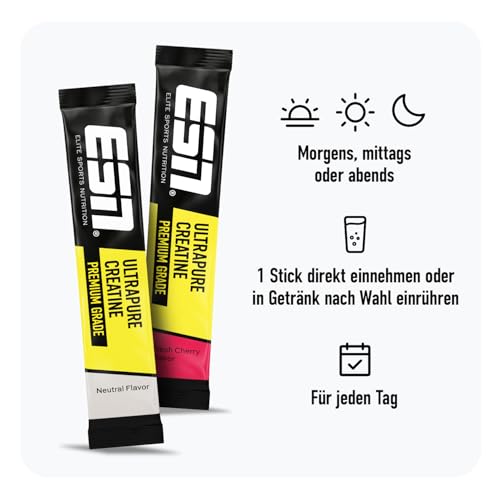 ESN Ultrapure Creatine Monohydrate Sticks, 30 Sticks, 30 Portionen – Ansicht 3