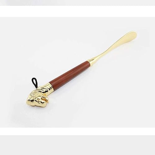 Miniatura 5 de EXCEART - Calzador de metal con mango largo estilo vintage portátil para hombres mujeres y niños