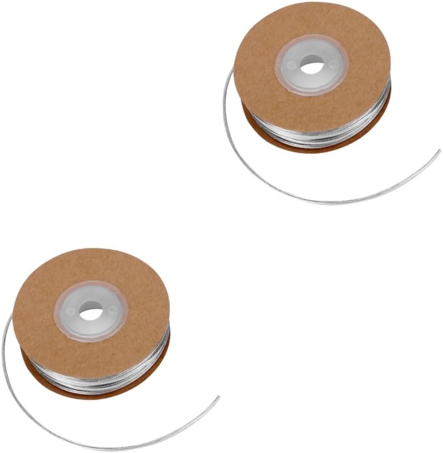 TEHAUX 2pcs DIY Bracelet Making String Faux Leather Cord Knitting Rope Jewelry Making Cord