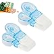 Tablettenausdrücker,2 Stück Tabletten Zerkleinern,Tabletten Schneider für Travel,Mini Portable Pill Taker mit Easy Tragbare Pillendose,Ausdrücken Tablettentrenner,Tabletten Schluckhilfe