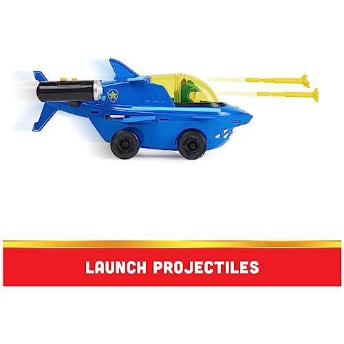 Paw Patrol 6066415 Aqua Pups, Chase Transforming Shark Vehicle With Collectible Action Figure, Kids Toys thumb #4