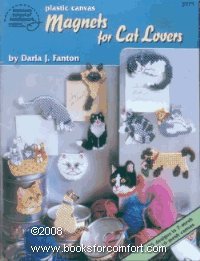 Paperback Plastic Canvas Magnets for Cat Lovers 3171 Book