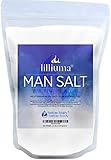 Man Bath Salt 40 Ounces Mediterranean Sea Salt with Lavender, Frankincense, and Eucalyptus Essential Oils, High-Quality Natural Bath for Men