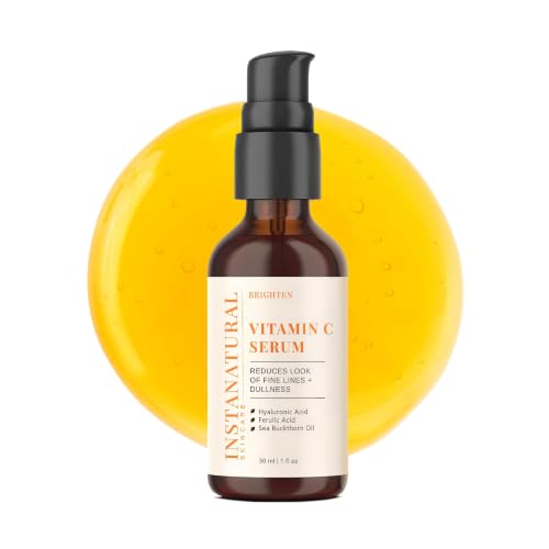 InstaNatural Vitamin C Face Serum, Brightens, Hydrates and Reduces Signs of Aging, with Vitamin C...