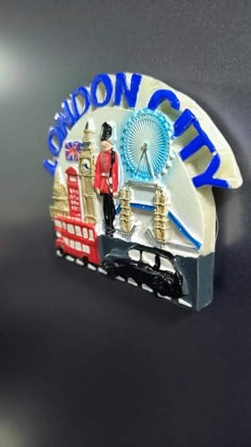 Imán Decorativo de Resina London Skyline miniatura 3
