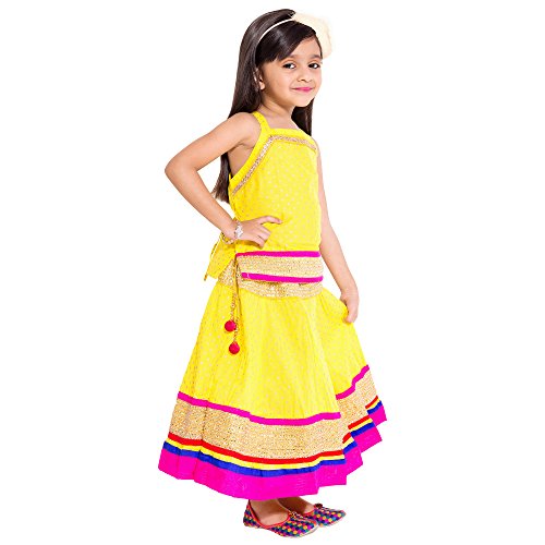 Image of DIAMO Ethnic Wear Traditional Style Lehenga Choli for Baby Girls
