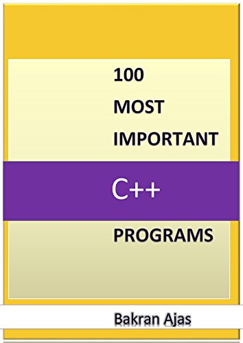 100 most important c++ programs