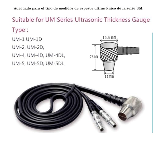 Medidor de espesor ultrasónico con sonda estándar PT-08 miniatura 6