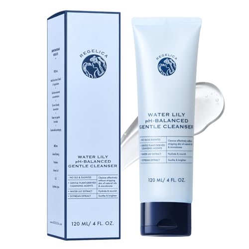 Korean pH-Balanced Gentle Facial Cleanser with Water Lily Extract